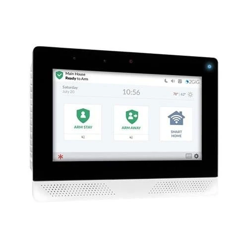2GIG EDGE Remote Keypad with 7-inch touchscreen front view