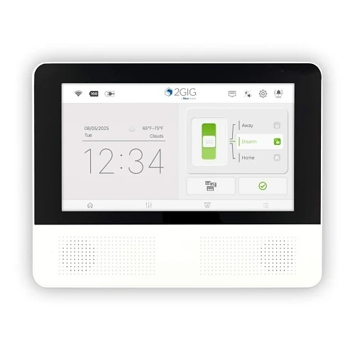 2GIG GC Touch security and control panel front view