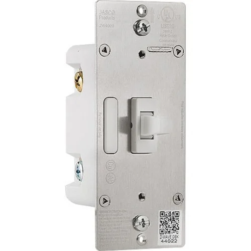 Z-Wave In-Wall Smart Toggle Switch with QuickFit and SimpleWire - White