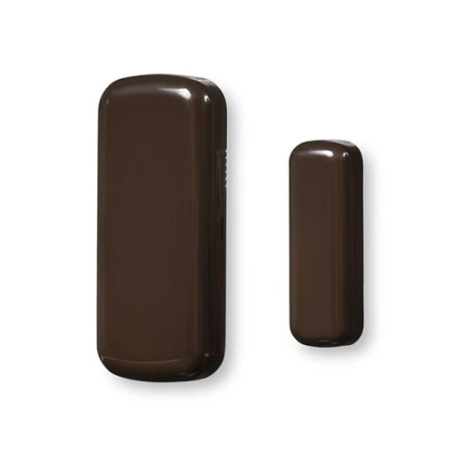 Honeywell Home 5800MINIVBR 5800 Series Wireless Door / Window Sensor, Flat, Brown