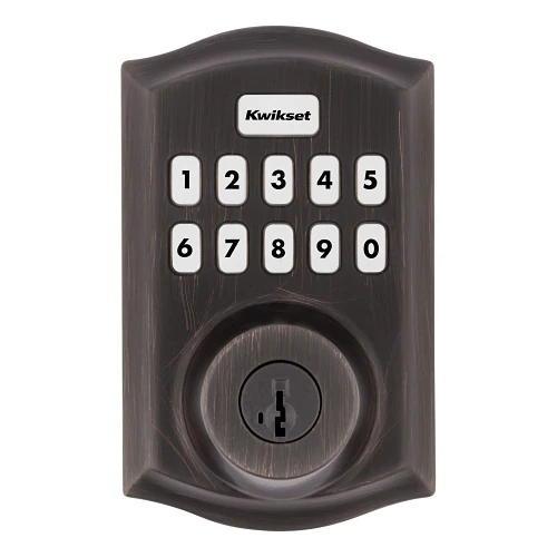 Kwikset 98935-002 HomeConnect 620 Long-Range Z-Wave Traditional Smart Lock, 920 MHz, Venetian Bronze
