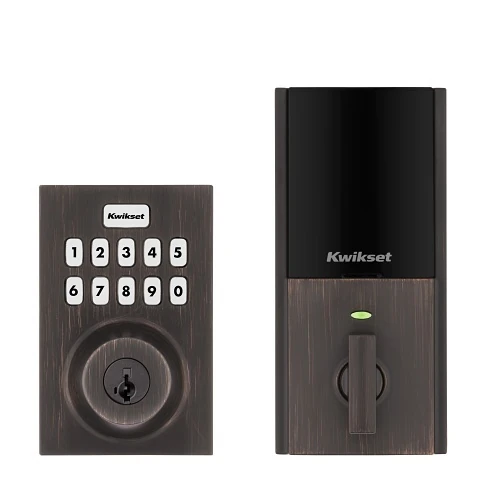 Kwikset Home Connect 620 Contemporary Z-Wave Smart Lock – Venetian Bronze
