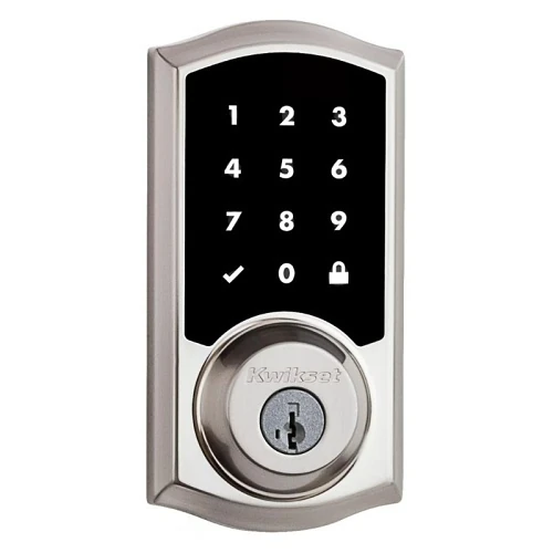Kwikset Home Connect 918 Traditional Z-Wave Smart Lock – Satin Nickel