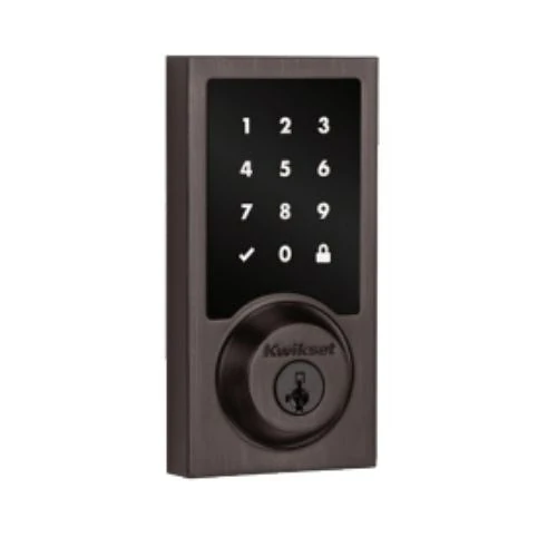 Kwikset Home Connect 918 Contemporary Z-Wave Smart Lock – Venetian Bronze