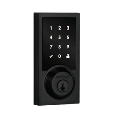 Kwikset Home Connect 918 Contemporary Z-Wave Smart Lock – Matte Black