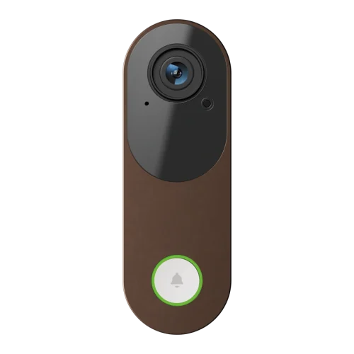 Bronze Alarm.com ADC-VDB775-BZ 4MP video doorbell front view