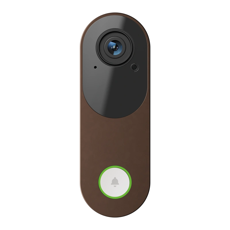 Alarm.com ADC-VDB775 Premium 4MP Video Doorbell, Bronze
