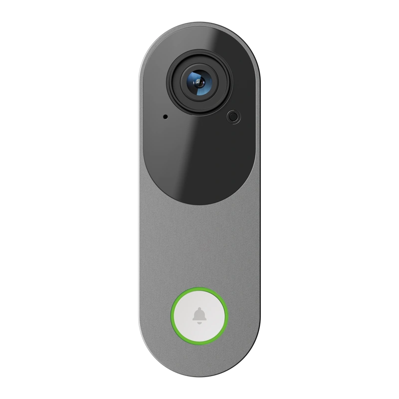 Alarm.com ADC-VDB775 Premium 4MP Video Doorbell, Silver