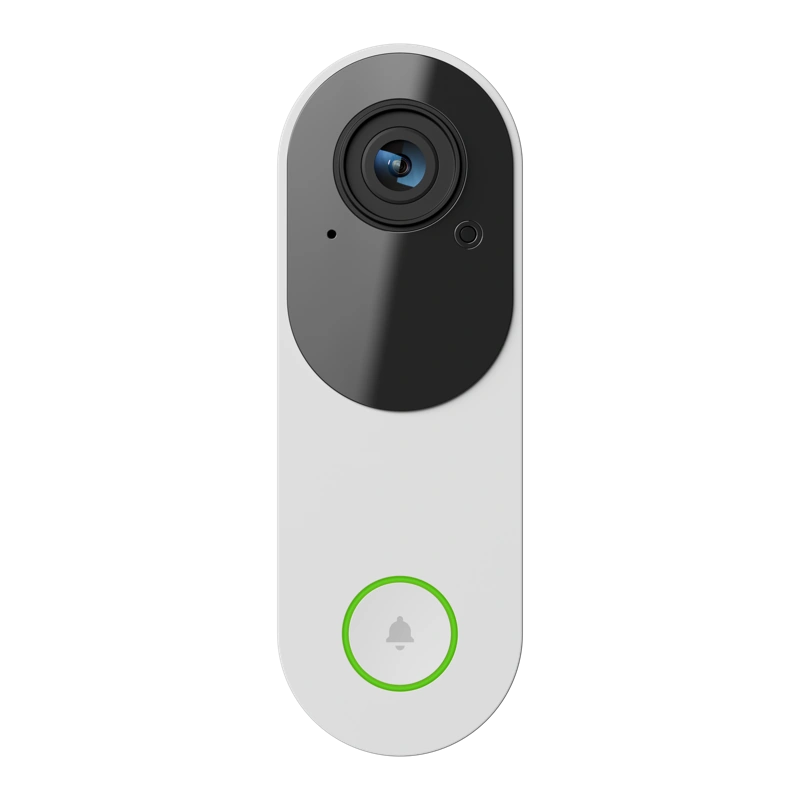 Alarm.com ADC-VDB775 Premium 4MP Video Doorbell, White