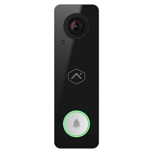 Alarm.com ADC-VDB750 2MP Wi-Fi Video Doorbell, Black and White