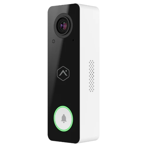 Alarm.com ADC-VDB750-S Design Studio 2MP Wi-Fi Video Doorbell, Silver