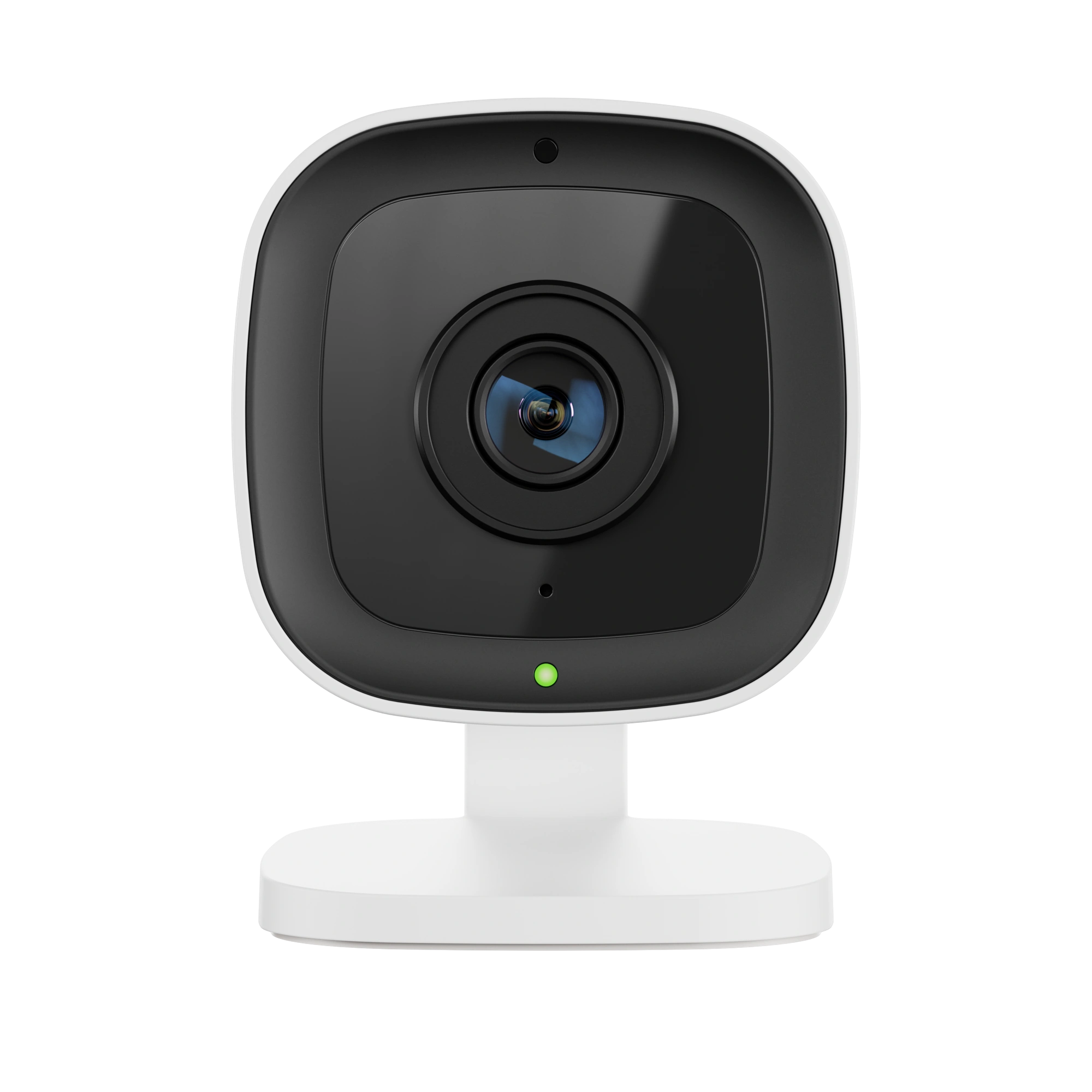 Front view of the Alarm.com ADC-V516 indoor Wi-Fi camera