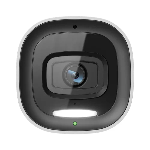 Front view of the Alarm.com ADC-V730 outdoor Wi-Fi camera