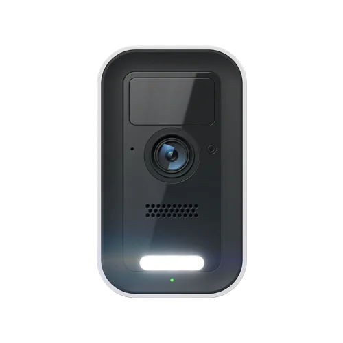 Alarm.com ADC-V731B 4MP battery-powered spotlight camera, front view