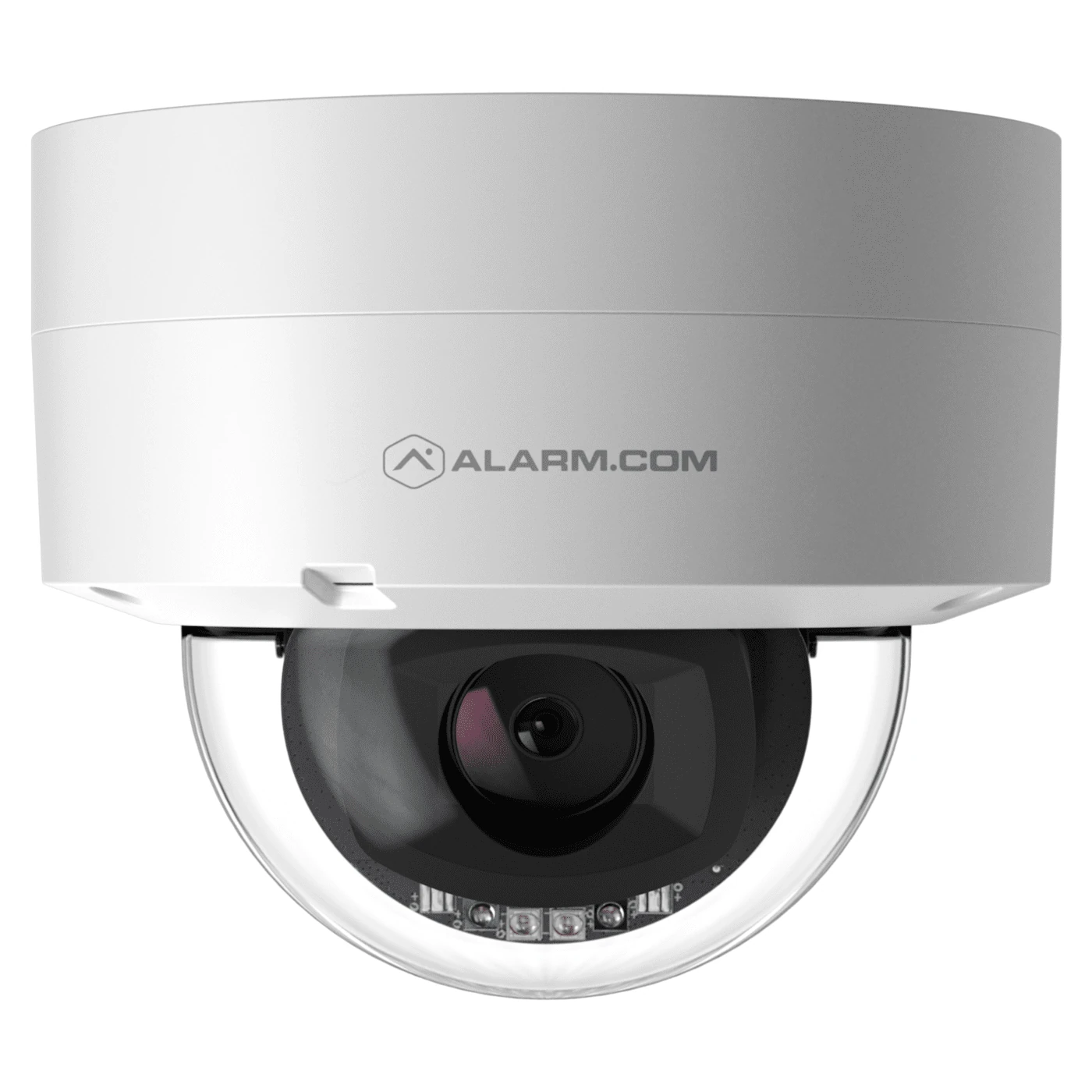 Alarm.com ADC-VC847PF white varifocal PoE dome camera front view