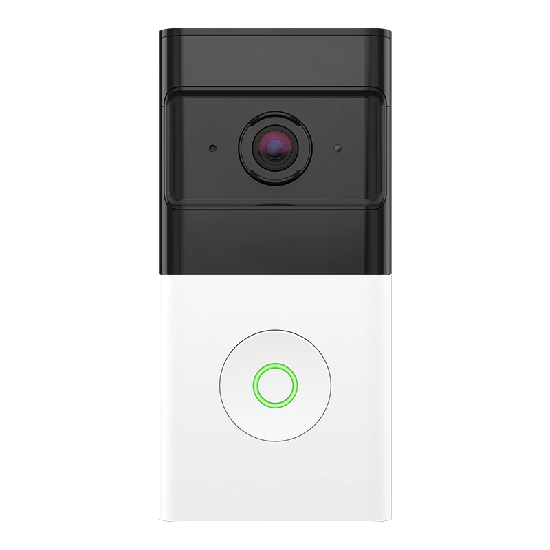Alarm.com ADC-VDB780B 2MP Battery Wi-Fi Video Doorbell, Black and White
