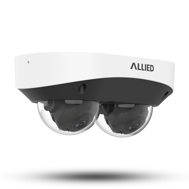 Allied 8MP dual-channel MultiView dome camera front right view
