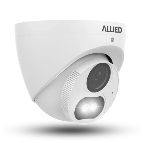 Front-right view of the Allied Color Night Vision Defender turret camera