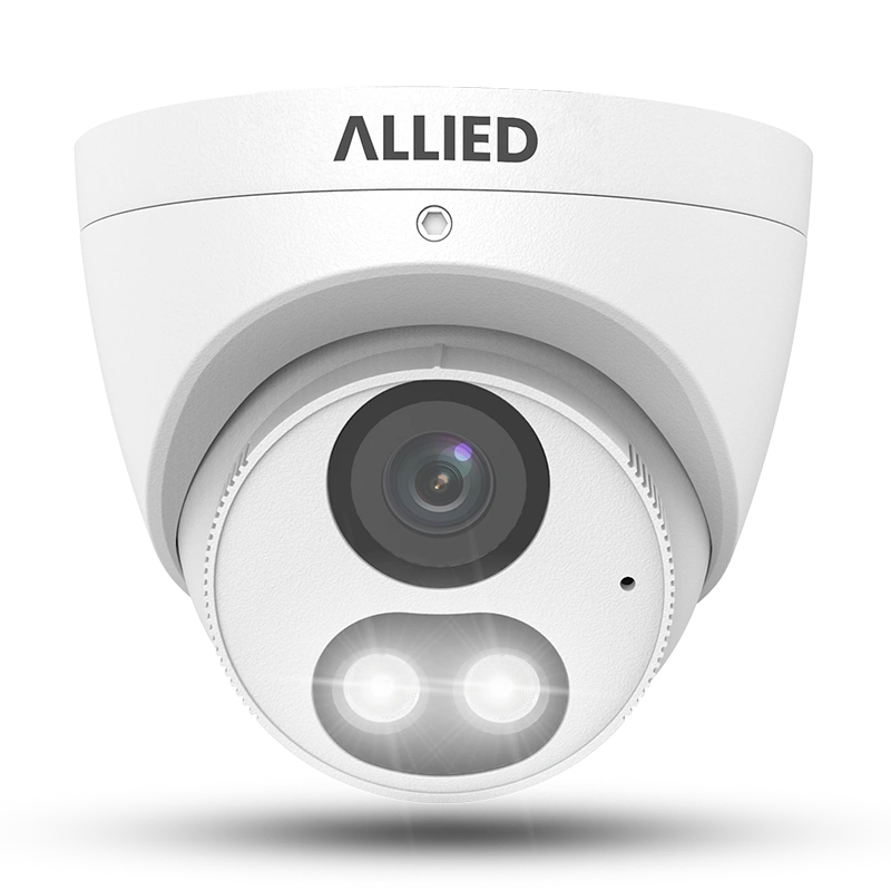 Allied 4MP Dual-Light IP Turret Camera with Microphone