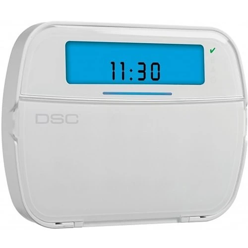 Angled view of the DSC HS2ICN PowerSeries Neo Icon keypad