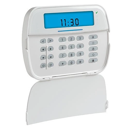 DSC HS2ICNRF9 PowerG Icon keypad with cover open