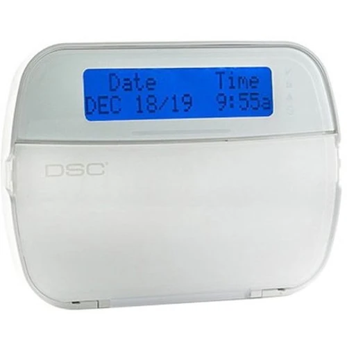 DSC HS2LCDRF9 full-message PowerG keypad with cover closed