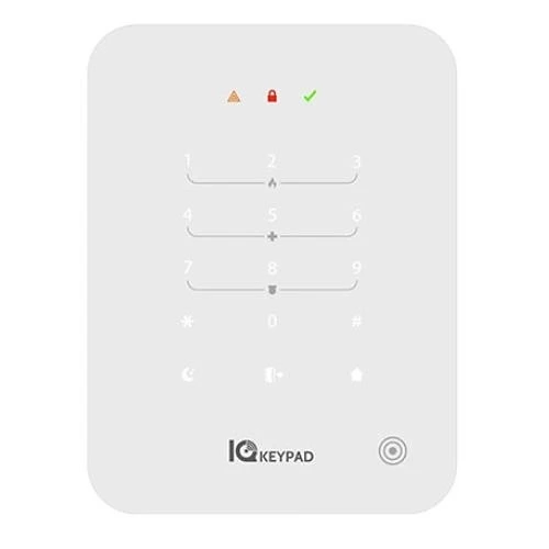 Qolsys IQKP-915 PowerG capacitive touch security keypad front view