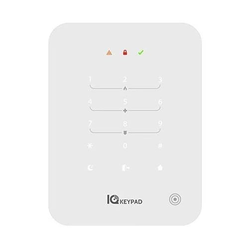 Qolsys IQKP-PRX-915 PowerG keypad with built-in proximity reader front view