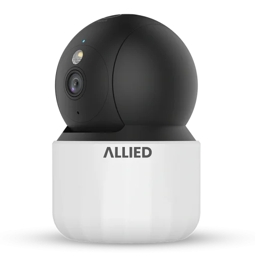 Allied OrVu indoor PTZ camera viewed from the front left