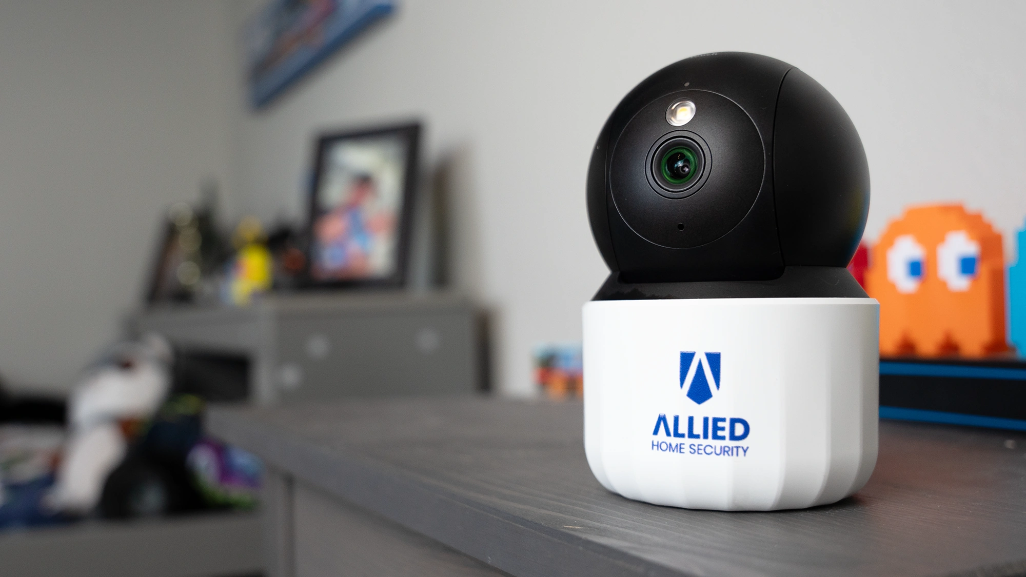 Allied OrVu indoor PTZ camera monitoring a kids room