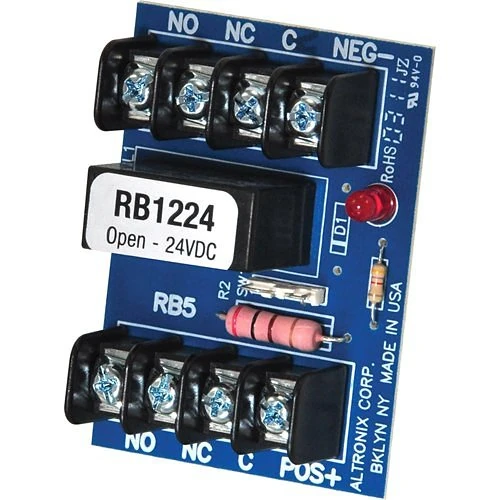 Altronix RB1224 12/24V DC DPDT Relay Module