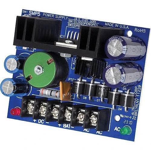 Altronix SMP5 6/12/24V DC 4A Power Supply/Charger Board