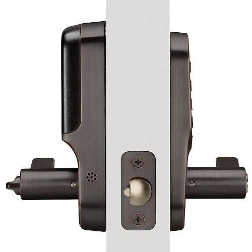 Yale YRL216-ZW2-0BP Assure Lever Push Button Keypad Lock with Z-Wave Plus, Oil Rubbed Bronze