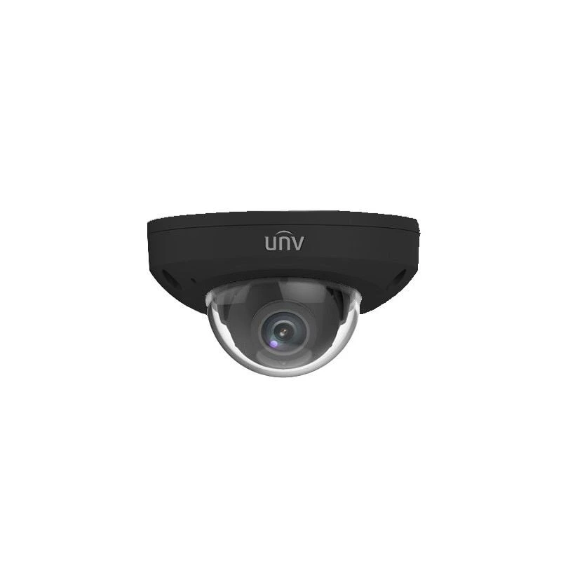 Uniview IPC314SB-ADF28K-I0 4MP LightHunter Mini Dome IP Camera – Black